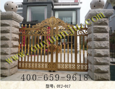 门业图片-别墅庭院门加工别墅门OYJ-017OYJ-017图片